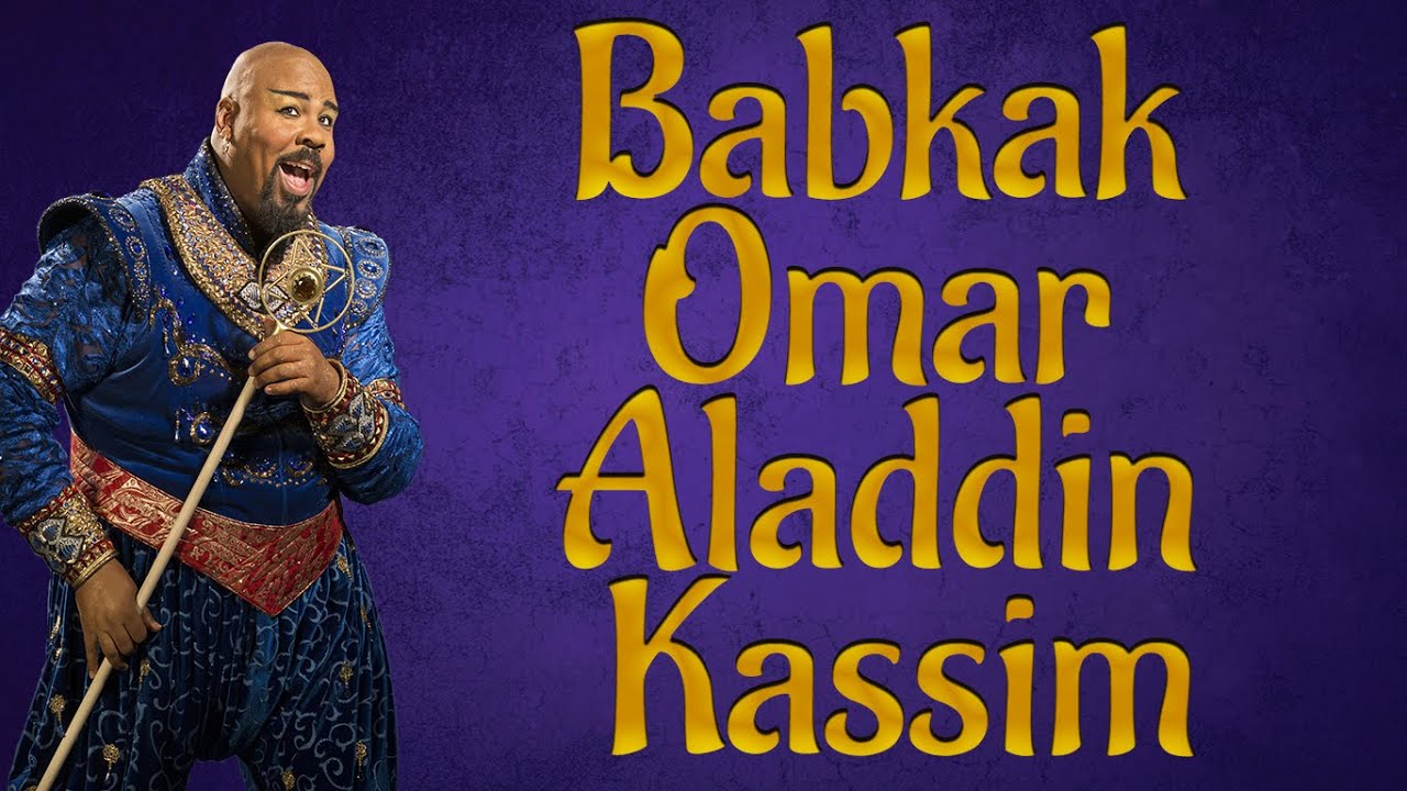 Babkak Omar Aladdin Kassim backing track karaoke instrumental Aladdin
