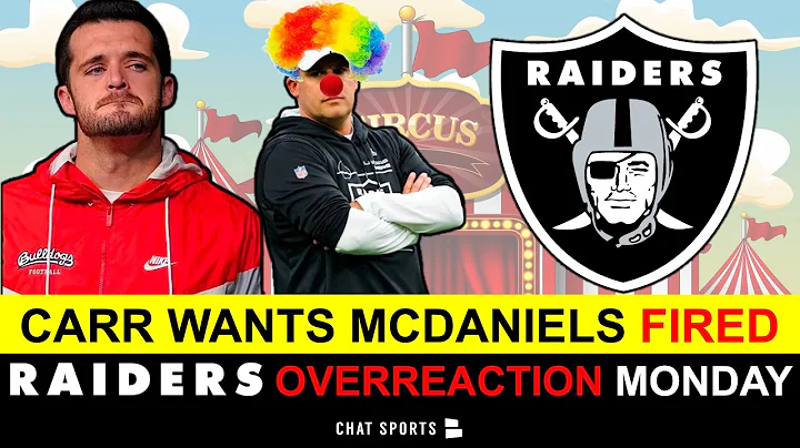 Derek Carr Crying For Josh McDaniels To Be FIRED! ...