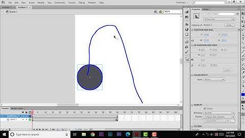Tutorial membuat Animasi Motion Guide pada adobe flash pro CS6