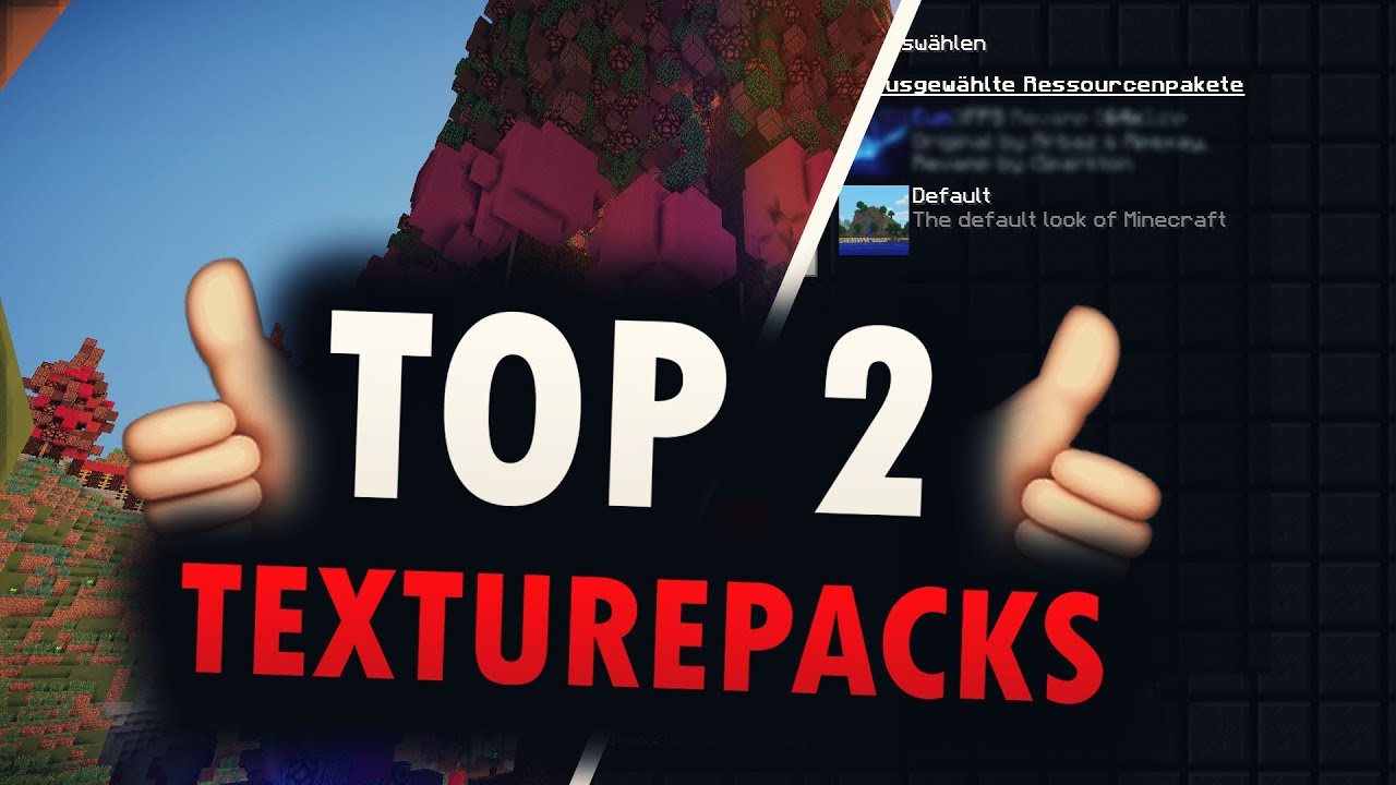 TOP 2 MINECRAFT TEXTUREPACKS! - YouTube