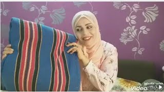 شنطة السوق من  ستارة قديمه جدا Recycling Old Curtain