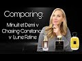 Comparing: Minuit et Demi v Chasing Constance v Lune Feline