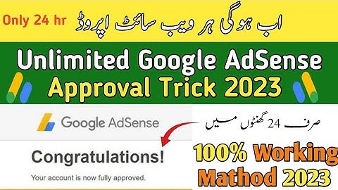 Unlimited Adsense Approval Trick 2023|Adsense Active Dashboard WithoutWebsite | Google Adsense
