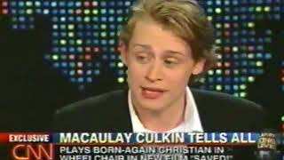 Macaulay Culkin talks about Michael Jackson on Larry King Live (2004)