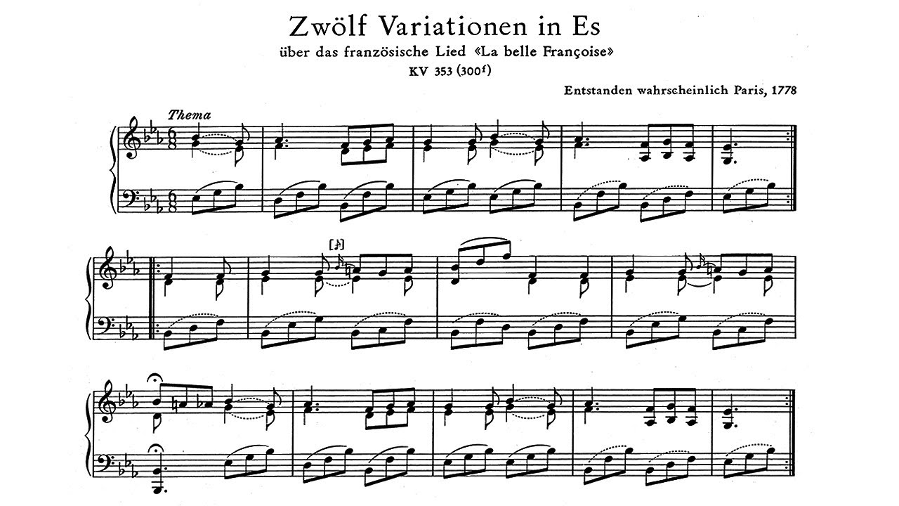 Mozart: Variations on 