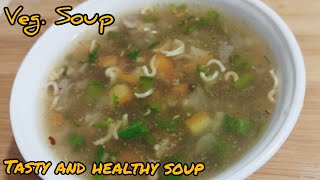 Mix Veg. Noodle Soup | Weight Loss Soup Recipe | Healthy Soup Recipe | Vegan Soup | Vanitaskitchen