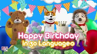 🔴 Happy Birthday Song in 30 Languages | Polyglot | Multilingual
