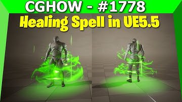 Create a Healing Spell in UE5.5: Ultimate Niagara VFX Tutorial ✨🛡️