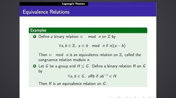 Group Theory 6: Lagrange