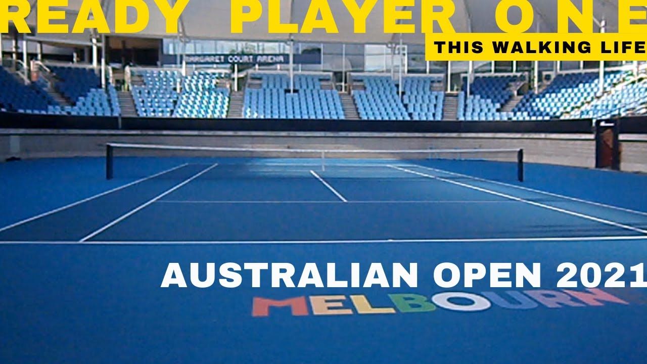 Walking Melbourne Park Australian Open 2021 - Show Court 3 Show Court 2 Practice Courts