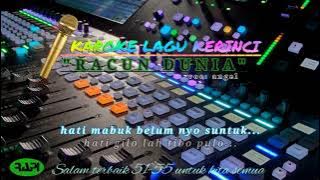 lagu kerinci karoke racun dunia