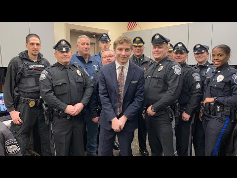 Teen Travels to Police Stations to Spread Autism Awareness | All Good