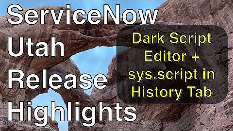 Dark Script Editor and History Surprise