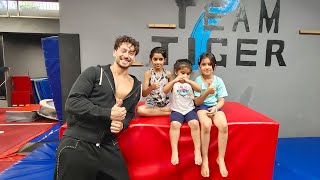 #teamtiger Kids doing Gymnastics Fly-Zone | @TwinBabyDiaries | #newvlog