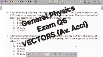 Part 6 General Physics Examination on VECTORS: How to Solve VECTORS General Physics Exam Questions