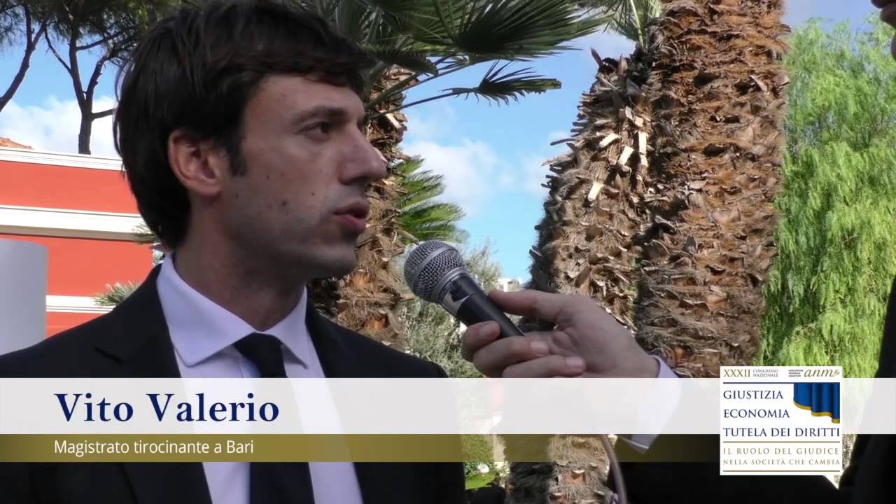 #XXXIICongressoANM, l'intervista a Vito Valerio, Magistrato Ordinario in Tirocinio a Bari