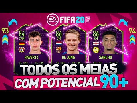 Vídeo: Melhores Meio-campistas Do FIFA 20 - O Melhor CAM, O Melhor CDM E Os Melhores CMs Do FIFA