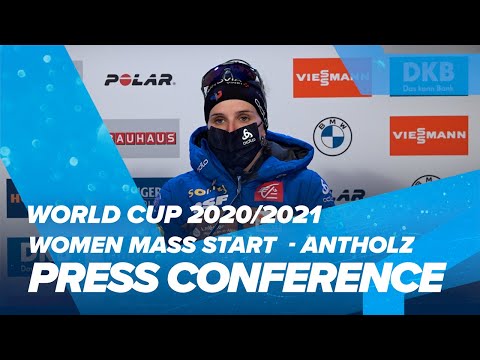 Antholz World Cup 7 Women Mass Start Press Conference