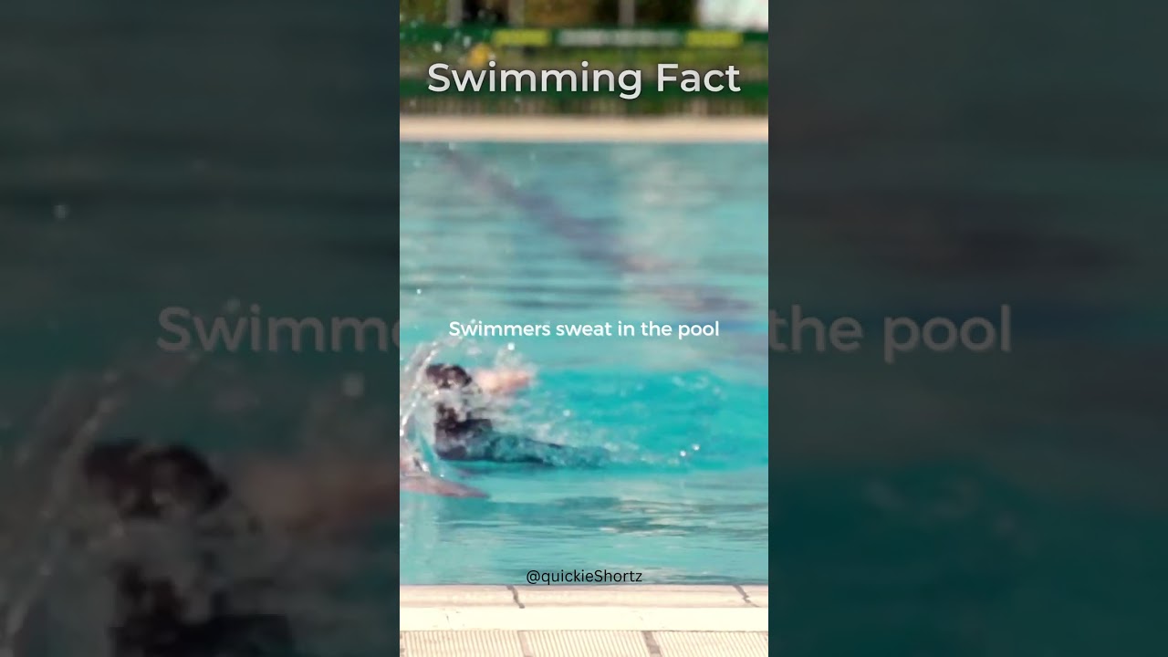 Swimmers Sweat Even Underwater! 💦 