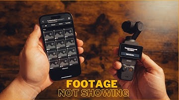 DJI Pocket 3 not showing footage on phone