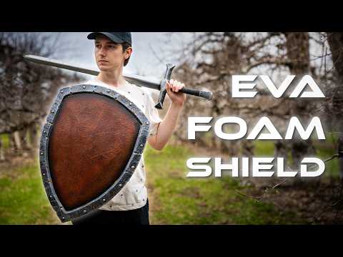 Make Your Own Medieval SHIELD Out Of EVA Foam | With Templates