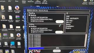 Volvo EDC16 reflash bench cut part3