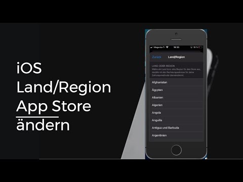 iOS - Land im App Store ändern