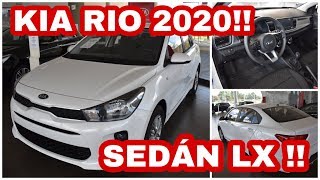 Kia rio lx 2020 | revisión  completa | interior y exterior | en español