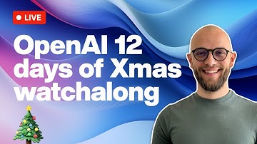 OpenAI Sora announcement: 12 Days of OpenAI - Livestream watchalong and discussion