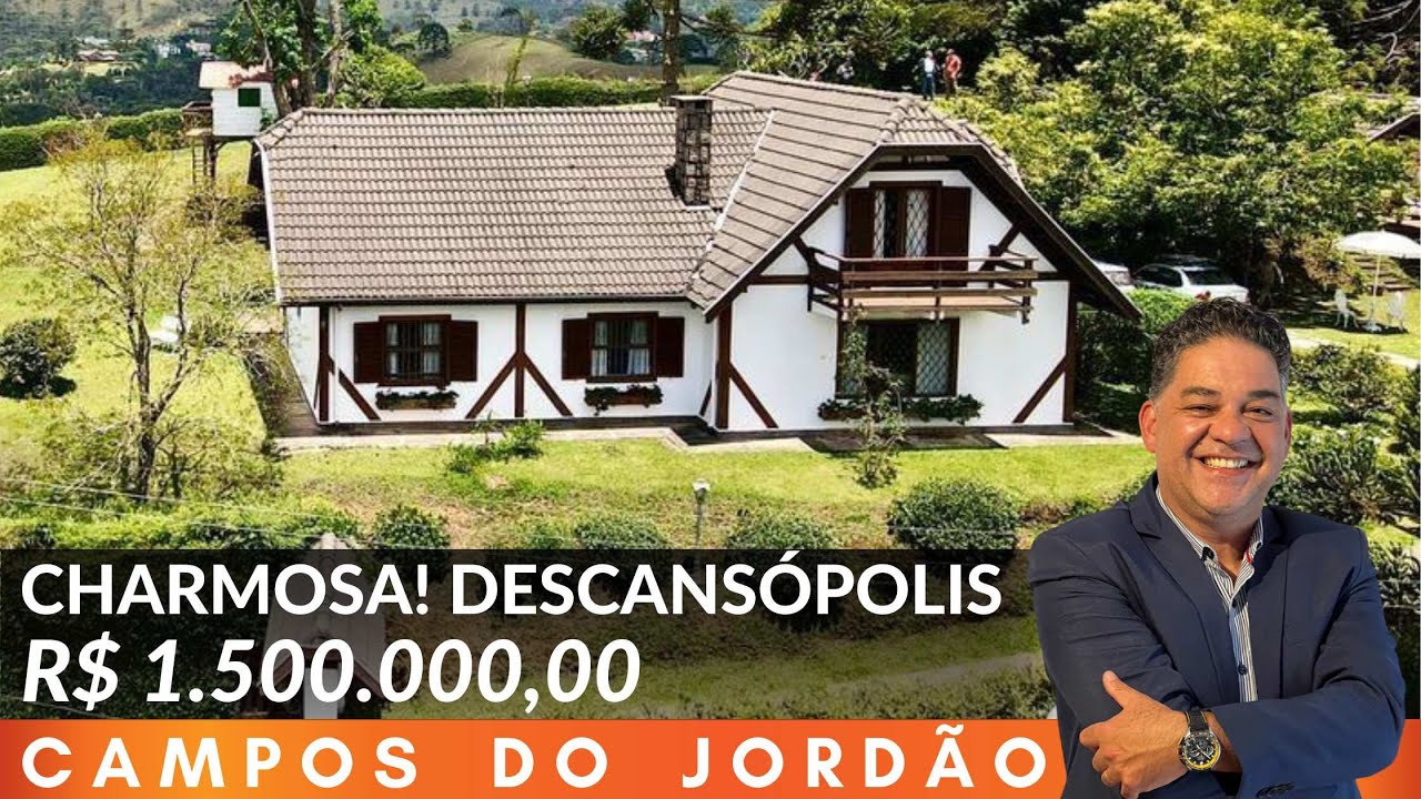 🍁 TERRENO ESPETACULAR, VISTA E CHARME NA ARQUITETURA -  EM CAMPOS DO JORDÃO  - R$ 1.500,000.00
