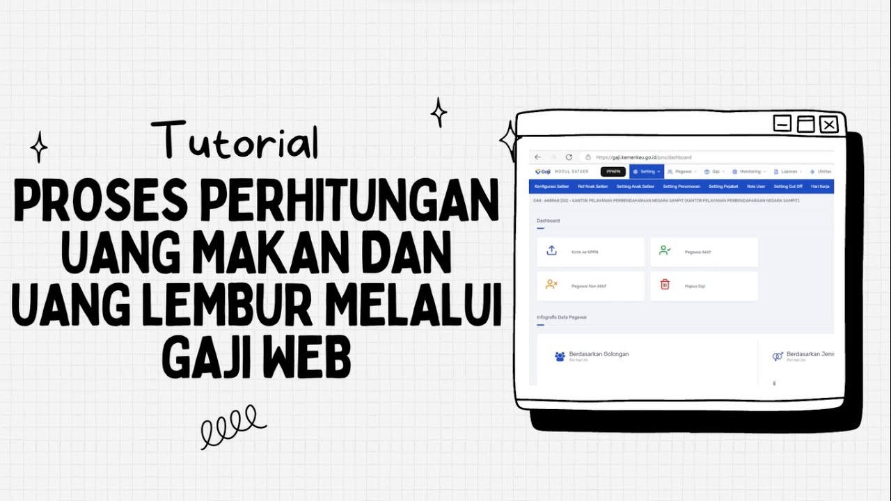 Video Tutorial Proses Perhitunagan Uang Makan dan Uang Lembur Melalui Gaji Web Video Tutorial Proses Perhitunagan Uang Makan dan Uang Lembur Melalui Gaji Web