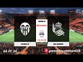 EA FC 24 | VALENCIA CF ⚽ VS REAL SOCIEDAD ⚽⚽⚽ JORNADA 19 DE LA LIGA DE ESPAÑA 🇪🇸