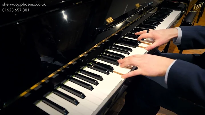 Yamaha U1 Black Upright Piano No. 184807 | Comparison Demonstration Sherwood Phoenix