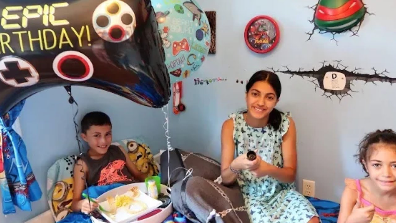 Happy Birthday Morning Routine - Breakfast in Bed - YouTube