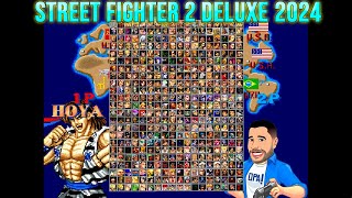 Street Fighter 2 Deluxe 2024 - Jogando com Hoya - Roda em PC fraco.