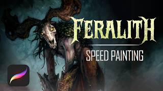 Feralith | Digital Painting Time-Lapse screenshot 4