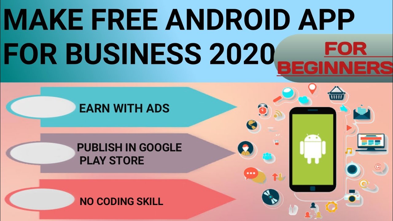 How to make a Free Android App in Minutes | free android app kaise ...