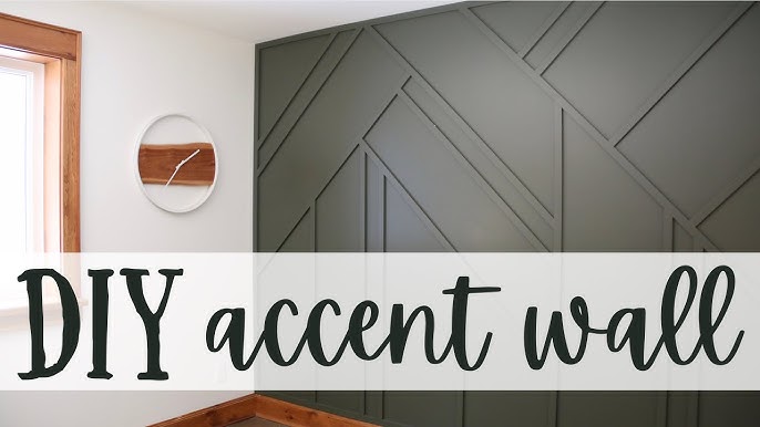 How To Create An Accent Wall Youtube How To Create An Accent Wall Youtube