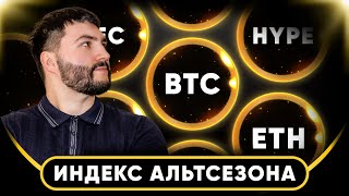🚨БИТКОИН | АЛЬТКОИНЫ | ИНДЕКС АЛЬТСЕЗОНА | HYPE, ZEC, DASH, ETH, LINK