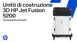 Componenti principali dellunità di costruzione 3D HP Jet Fusion 5200