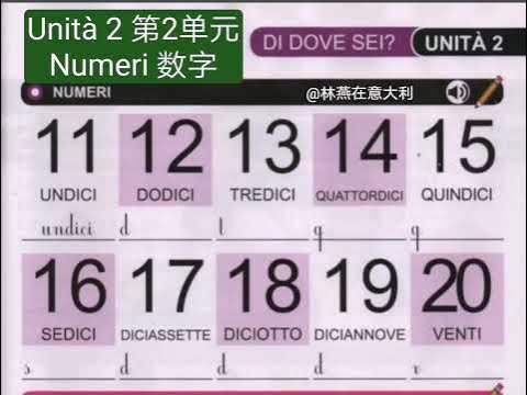 Facile Facile A0 unita`1 ciao 你好外国学生意大利语用书初级入门中意双语字幕