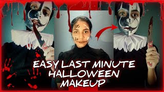 Easy last minute Halloween makeup 🎃🤡