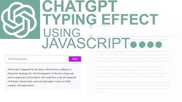 HTML CSS JAVASCRIPT PROJECT - How to Implement ChatGPT