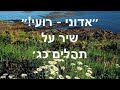 ״אדוני - רועי!״  ( שיר על מזמור כג׳ מהספר תהלים בתנ״ך)