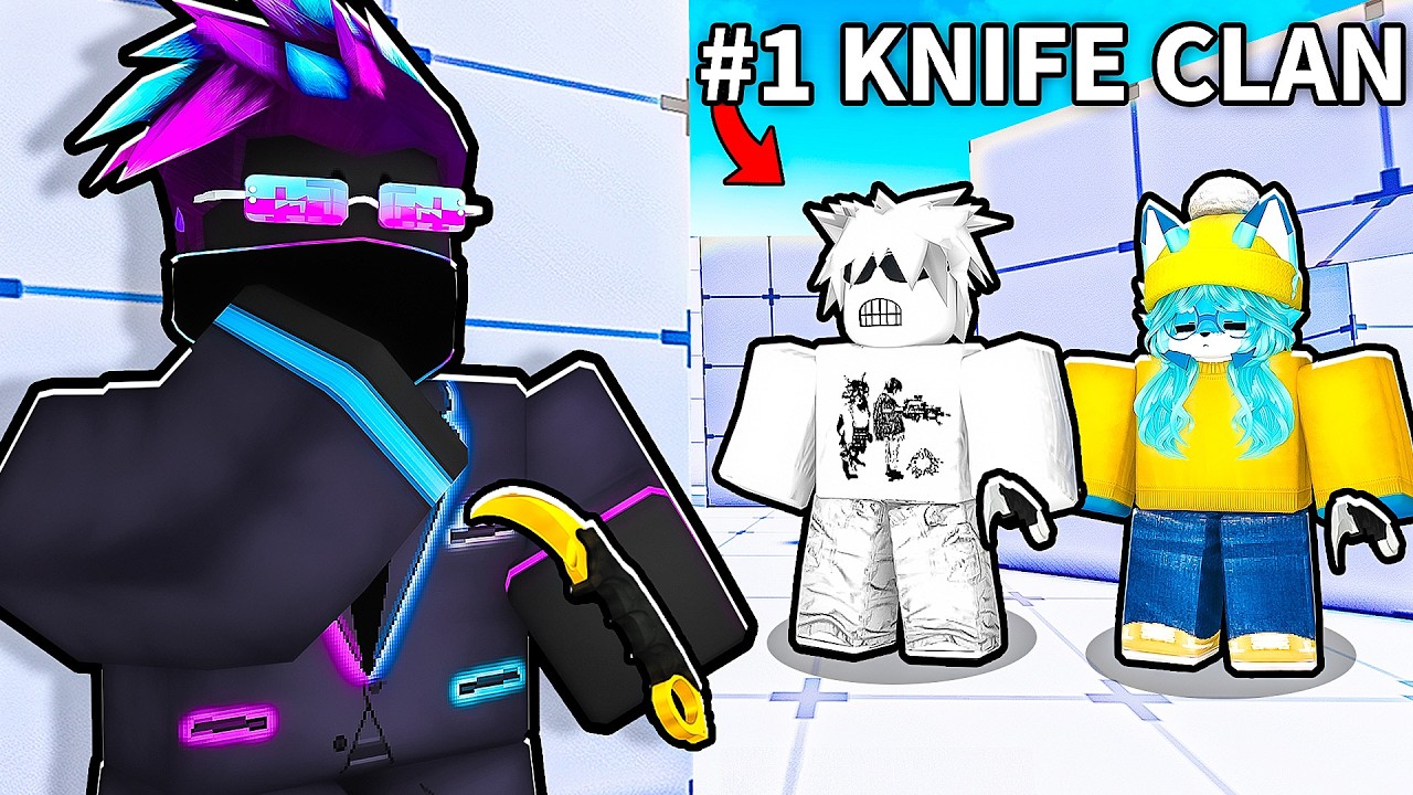 I snuck into THE #1 KNIFE CLAN in Roblox Rivals!