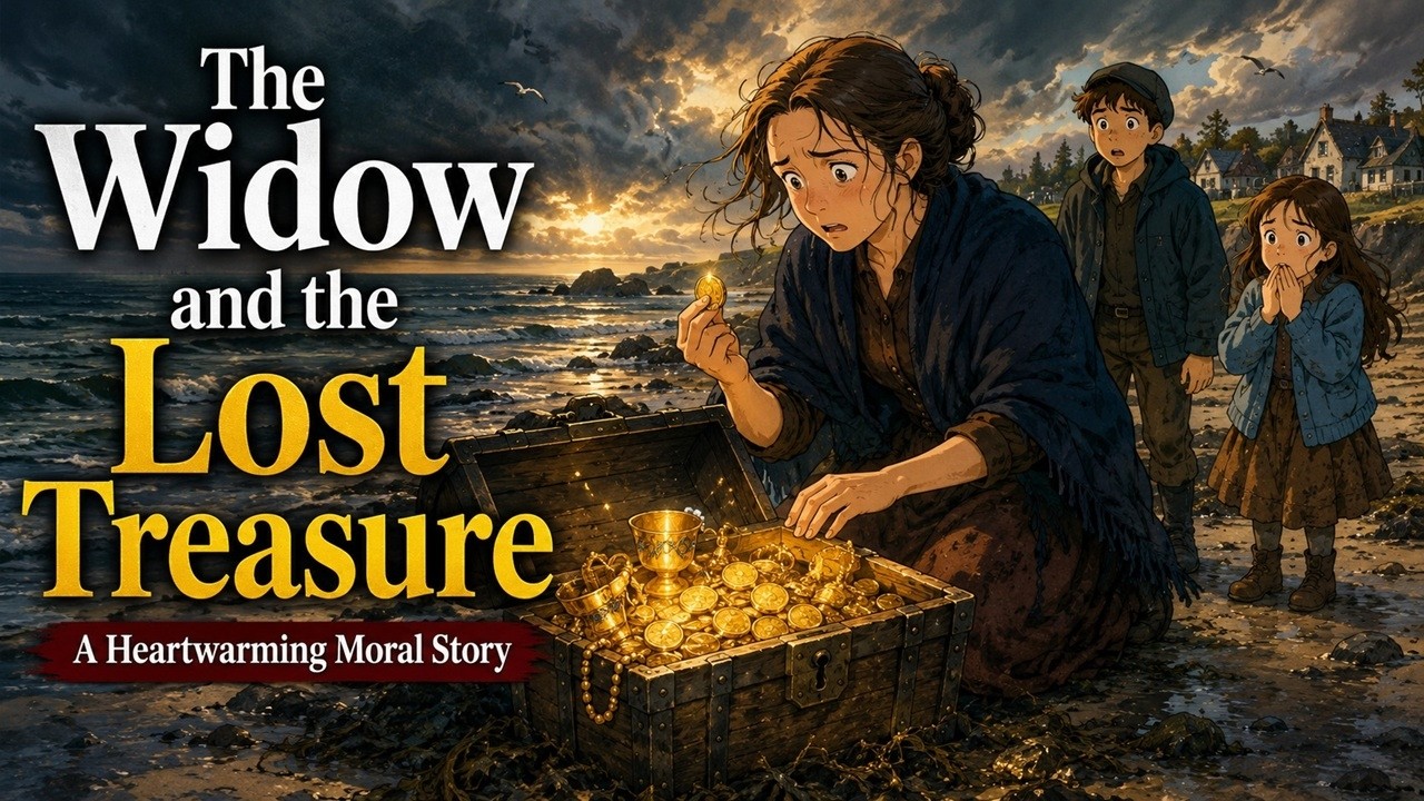 Video thumbnail for The Widow and the Lost Treasure | A Heartwarming Animated Moral Story of Honesty and Integrity