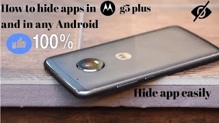 how to hide apps in moto g 5 plus or any other android phone| pubg also screenshot 1