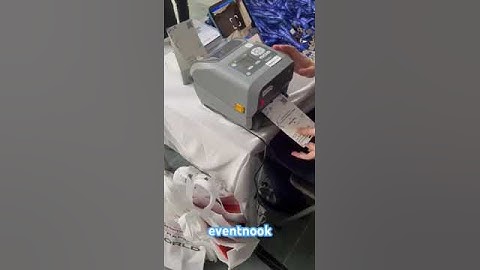 EventNook Fast QR scan with instant badge printing in 2 seconds