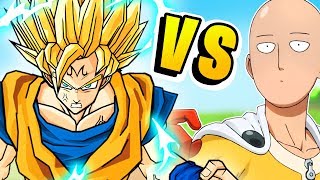 TABS - New GOKU Unit Fought ONE PUNCH MAN & They Broke My PC - Totally Accurate Battle Simulator Mod