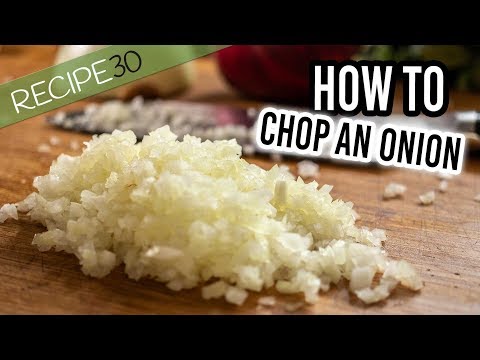 How to chop an onion like a Chef